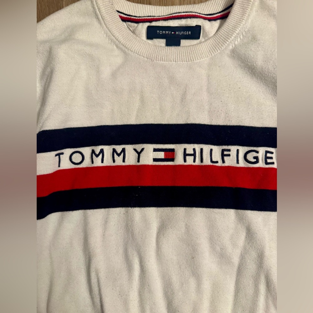Tommy Hilfiger Vintage Crewneck Sweater M - Picture 4 of 7